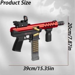 Professional-grade large gun, powerful output without lag, durable and tough materials, suitable for outdoor training and play,