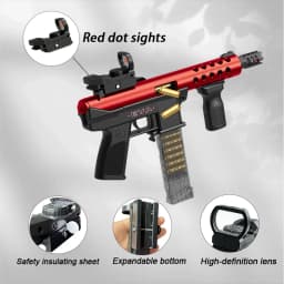 Professional-grade large gun, powerful output without lag, durable and tough materials, suitable for outdoor training and play,