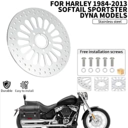 Front Rear Brake Disc Rotor Stainless Steel For Harley 1984-2013 SOFTAIL SPORTSTER DYNA MODELS Motorcycles Accessories