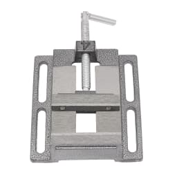 4 Inch Drill Press Vice Bench Clamp with Magnetic Vise Pads, 360° Swivel Handle for Milling Machine Drilling & Workshop Use