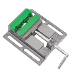 4 Inch Drill Press Vice Bench Clamp with Magnetic Vise Pads, 360° Swivel Handle for Milling Machine Drilling & Workshop Use