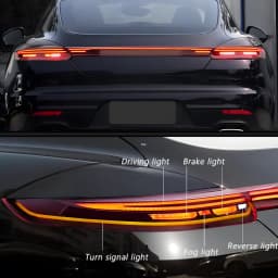 For Porsche Panamera 970 2010-2016 Led Auto Taillights Assembly Upgrade Startup Effect Dynamic through Taillights Accessories