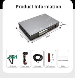 Wireless CarPlay Android Auto For Dodge Challenger Chrysler 300C Jeep 2014-2019 OEM Car Interface Upgrade MuItimedia Decoder Box
