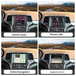 Wireless CarPlay Android Auto For Dodge Challenger Chrysler 300C Jeep 2014-2019 OEM Car Interface Upgrade MuItimedia Decoder Box