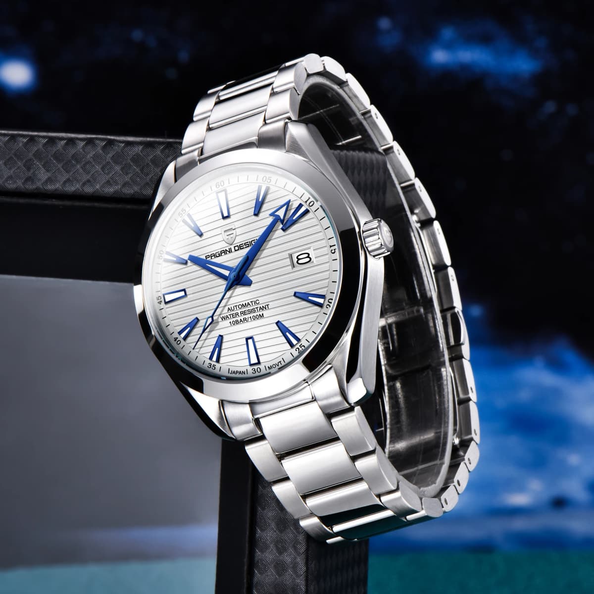 PAGANI DESIGN 40MM A150 Men's Watches Luxury Automatic Watch For Men Mechanical WristWatch Stainless Steel Sapphire Glass