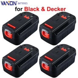 VANON 1/2/4Pack HPB18 18V 4.8ah Lithium-ion Battery Replace for Black and Decker HPB18-OPE FSB18 244760 Tools Battery pin