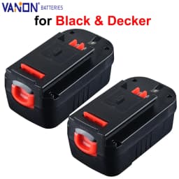 VANON 1/2/4Pack HPB18 18V 4.8ah Lithium-ion Battery Replace for Black and Decker HPB18-OPE FSB18 244760 Tools Battery pin