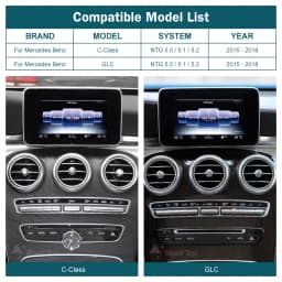 US Wireless CarPlay for Mercedes Benz A CLA GLA W176 C-Class W205 GLC 2015-2018 with Android Auto Mirror Link AirPlay Car Play