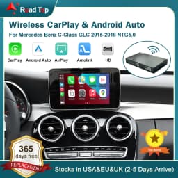 US Wireless CarPlay for Mercedes Benz A CLA GLA W176 C-Class W205 GLC 2015-2018 with Android Auto Mirror Link AirPlay Car Play