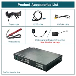 US Wireless CarPlay for Mercedes Benz A CLA GLA W176 C-Class W205 GLC 2015-2018 with Android Auto Mirror Link AirPlay Car Play