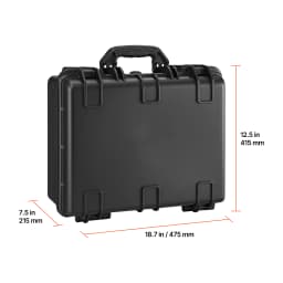 SucceBuy Hard Pistol Case Hard Gun Case with XPE Foam Lining Waterproof Pistol Box with Customizable Interior for Gun Lenses