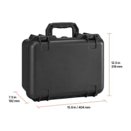 SucceBuy Hard Pistol Case Hard Gun Case with XPE Foam Lining Waterproof Pistol Box with Customizable Interior for Gun Lenses