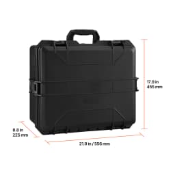 SucceBuy Hard Pistol Case Hard Gun Case with XPE Foam Lining Waterproof Pistol Box with Customizable Interior for Gun Lenses