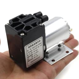 Micro Vacuum Pump DC12V 6W 120kpa High Negative Pressure Suction Diaphragm Pump with Holder Mini Air Compressor Suction Pump