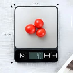 10kg Kitchen Scale LCD Digital Display Electronic Table Scale Baking Gram Weight Scales For Personal Healthy Diet Food Scale
