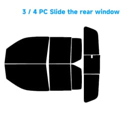Precut Windows Tint Film Sun Blocking Protection Privacy Anti Shatter Glass Custom Film Kit for Nissan Frontier Crew 2000-2025
