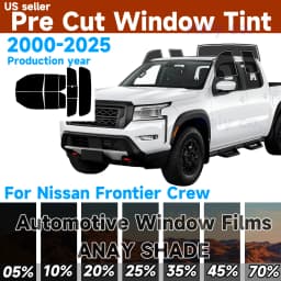 Precut Windows Tint Film Sun Blocking Protection Privacy Anti Shatter Glass Custom Film Kit for Nissan Frontier Crew 2000-2025