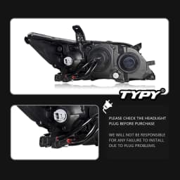 TYPY Car Lights For Toyota Camry US Version Headlight 2009-2011 LED Projetor head Lamp Daytime Running Light Auto Accessories