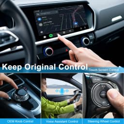 XUDA Android14 Wireless CarPlay/Android Auto 3in1 NEW CarPlay Ai Box 4Cores 4GB RAM+64GB ROM Plug and Play Stable Transmission