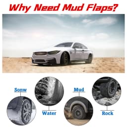 Mud Flaps Splash Guards 4PCS Front & Rear Side Mud Guards Compatible with Toyota Camry SE XSE 2018-2022