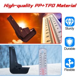 Mud Flaps Splash Guards 4PCS Front & Rear Side Mud Guards Compatible with Toyota Camry SE XSE 2018-2022
