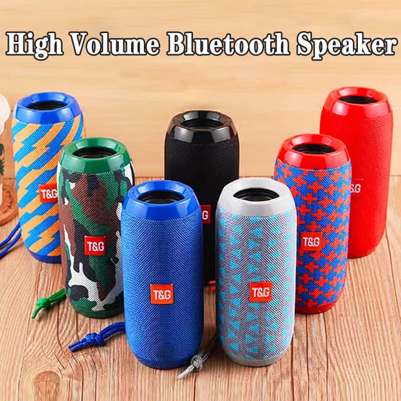 Portable Bluetooth Speaker TG117, with Subwoofer, Supports Memory Card, USB Music Player, Suitable for Outdoor, Home, and Gift