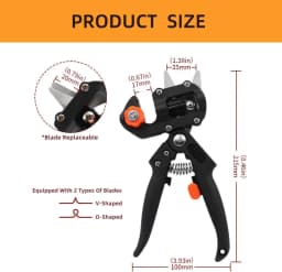 2026 2 in 1 Grafting Pruning Tool Kit Fruit Tree Pruning Shears Garden Branch Trimming Scissors Gardening Pruner Tool Kit