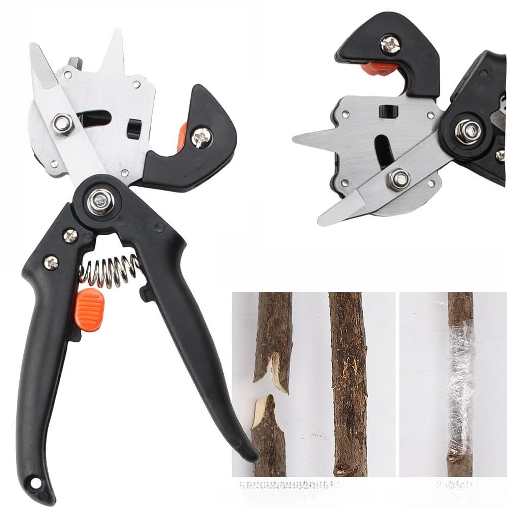 2026 2 in 1 Grafting Pruning Tool Kit Fruit Tree Pruning Shears Garden Branch Trimming Scissors Gardening Pruner Tool Kit