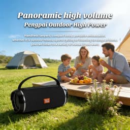 TG116C Wireless Portable Powerful Speaker Box 3D Stereo Speakers Subwoofer Music Center BoomBox Support FM