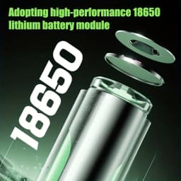 16PCS Button Top 18650 Battery And 2PCS Battery Charger, 2000mAh 3.7V Rechargeable Li-ion Batteries for Flashlight