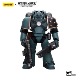 JOYTOY Warhammer 40K 1/18 Action Figure Sons of Horus MKIV Tactical Squad Legionary with Bolter Model