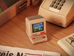 Divoom MiniToo Retro Bluetooth Speaker Portable Pixel Display Music Box Retro Computer Style Speaker Gift