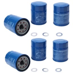 6PCS 15400-PLC-004 Engine Oil Filter With Washers Kit Fit for Honda Acura-Accord CR-V Civic HR-V Pilot Fit CR-Z