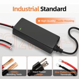 Humsienk 12V 20A 60A/ 24V 15A/ 48V 15A LiFePO4 Battery Charger Multiple Protection Functions For Golf Cart Boat RV Off-Grid