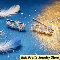 2026 New DV Fashionable Earrings Inlaid with Beautiful Zircon,Luxury Jewelry Gift,Effortless Elegance for Daily or Special Wear
