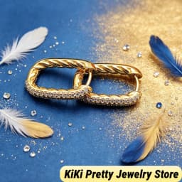 2026 New DV Fashionable Earrings Inlaid with Beautiful Zircon,Luxury Jewelry Gift,Effortless Elegance for Daily or Special Wear