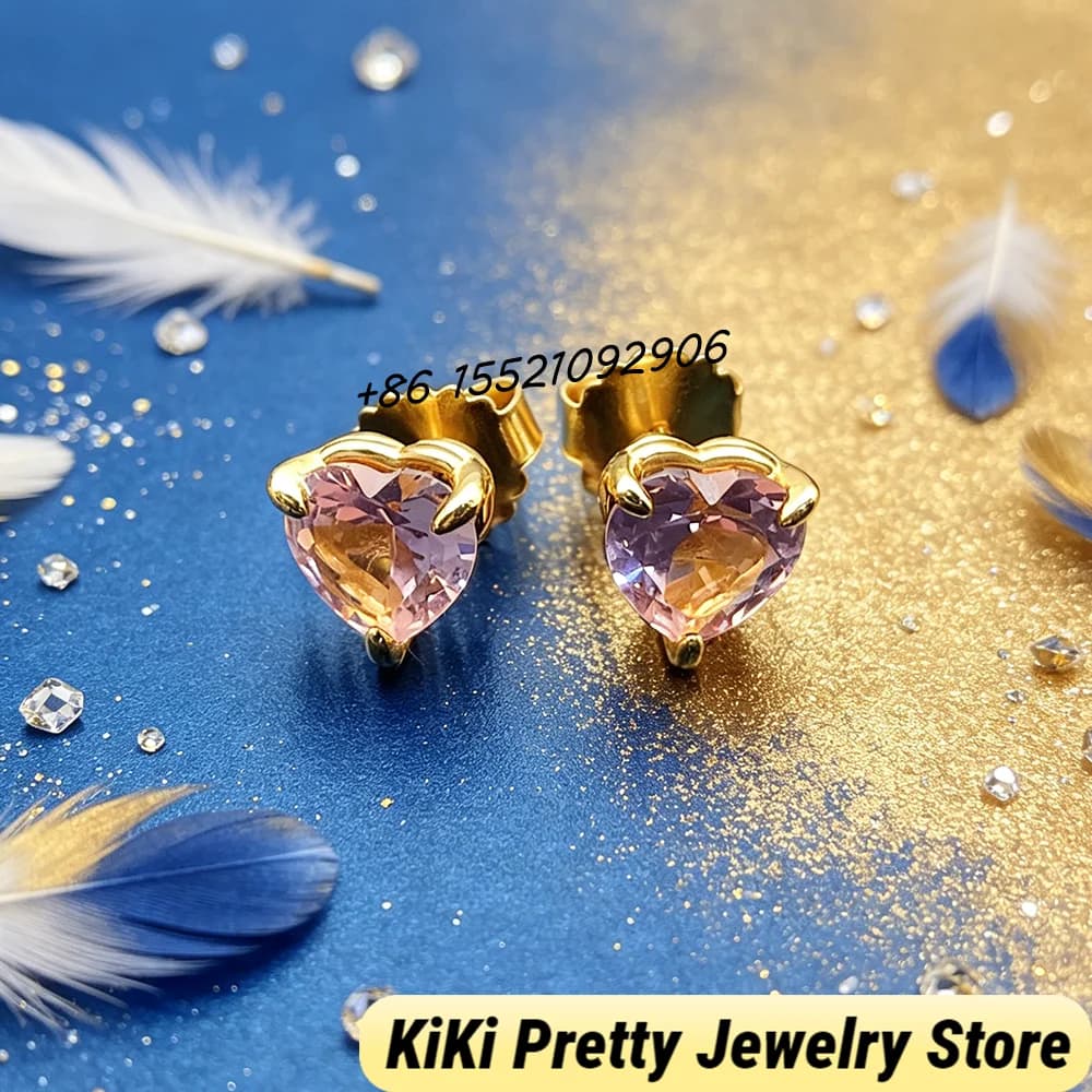 2026 New DV Fashionable Earrings Inlaid with Beautiful Zircon,Luxury Jewelry Gift,Effortless Elegance for Daily or Special Wear
