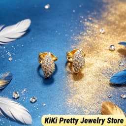 2026 New DV Fashionable Earrings Inlaid with Beautiful Zircon,Luxury Jewelry Gift,Effortless Elegance for Daily or Special Wear
