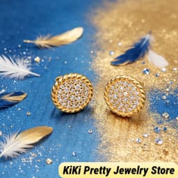 2026 New DV Fashionable Earrings Inlaid with Beautiful Zircon,Luxury Jewelry Gift,Effortless Elegance for Daily or Special Wear