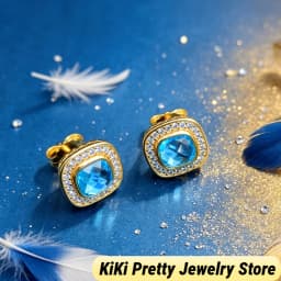 2026 New DV Fashionable Earrings Inlaid with Beautiful Zircon,Luxury Jewelry Gift,Effortless Elegance for Daily or Special Wear