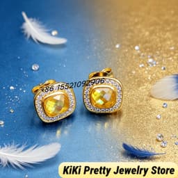2026 New DV Fashionable Earrings Inlaid with Beautiful Zircon,Luxury Jewelry Gift,Effortless Elegance for Daily or Special Wear