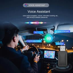 2026 New 2-in-1 Wireless CarPlay & Android Auto Adapter, Wired to Wireless, Plug & Play, Car Smart Dongle, Fit 98% Cars, Bluetooth 5.4+WiFi6, Low Latency, for iPhone & Android