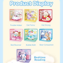 Rolife Blind Box Mikko Babies' Little World Collectible Doll Toys Surprise Figure Dolls for Kids Friends Adults