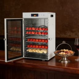 18 Trays Food Dehydrator 304 201 Stainless Steel Fruit Dryer 800W Commercial Food Dryer Machine for Meat, Fruit, Beef, Pet Food