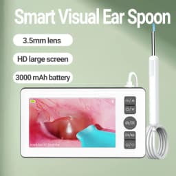 4.3 Inch HD Ear Wax Removal Camera Digital Otoscop Wireless Ear Scope For Adults Safe Ear Cleaner Kit Ear Tools For Home Use