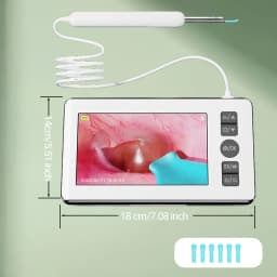 4.3 Inch HD Ear Wax Removal Camera Digital Otoscop Wireless Ear Scope For Adults Safe Ear Cleaner Kit Ear Tools For Home Use