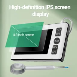 4.3 Inch HD Ear Wax Removal Camera Digital Otoscop Wireless Ear Scope For Adults Safe Ear Cleaner Kit Ear Tools For Home Use