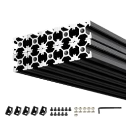 SucceBuy 2020/3030/4040/4080 Aluminum Extrusion Profile T Slot European Standard Anodized Linear Rail, High-Strength Extruded Aluminum Rail for 3D Printer Parts and CNC DIY Workbench