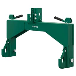 Heavy Duty For Category 2 Quick Hitch 4000lbs Capacity 3 Point Tractor Hitch Adapter With 2in Receiver & Bushings Farm Implements