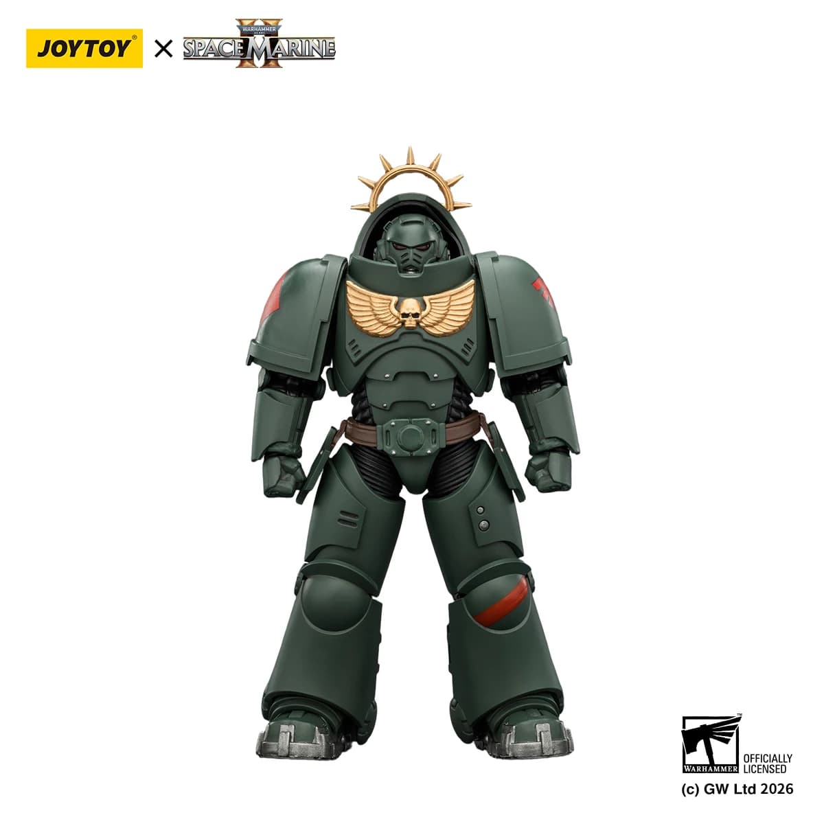JOYTOY Warhammer 40,000 1/18 Action Figure Game Edition Dark Angels Heavy Intercessor Model